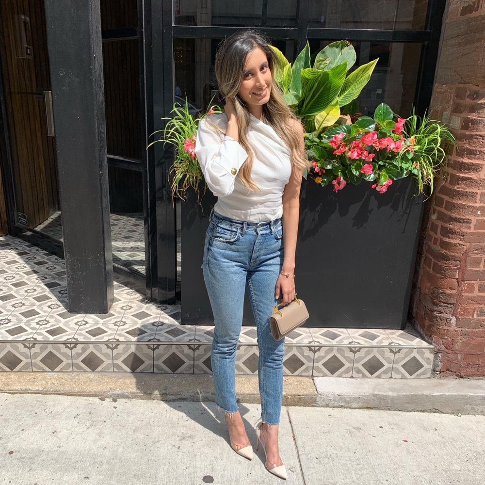 Grlfrnd high rise skinny size 24 - great condition.